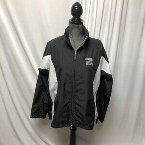 Awana Clubs Commander College Jacket Womens Size Large Black Windbreaker
